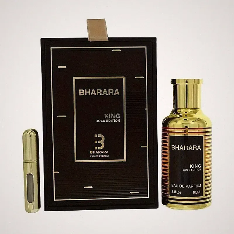 Bharara King Gold Edition Eau de Parfum Men's perfume spray 100ml