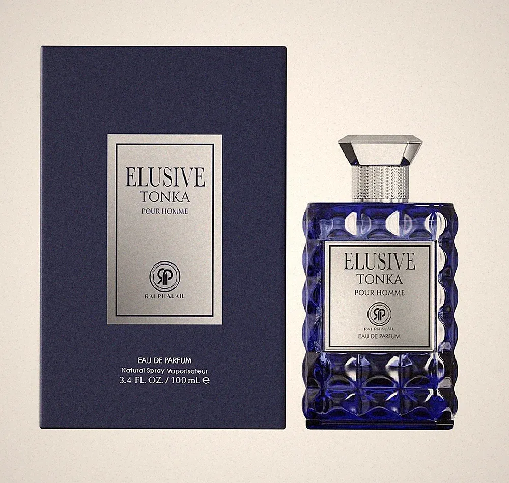 Elusive Tonka Pour Homme Eau De Parfum for Men – Long Lasting Woody Amber Scent